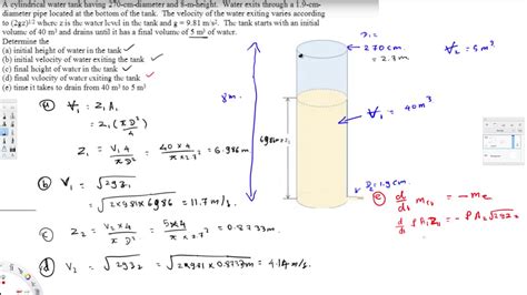 Bernoulli - Problem - Thermo Fluids - YouTube