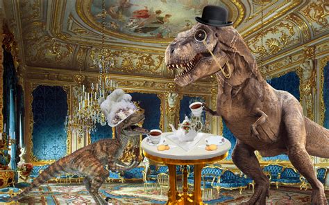 Dinosaur Tea Party! by Pokemario6456 on DeviantArt