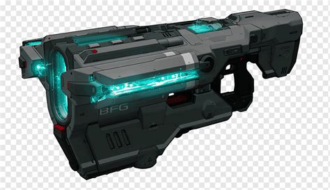 Doom 3 Doom VFR BFG Weapon, laser gun, game, video Game, bethesda Softworks png | PNGWing