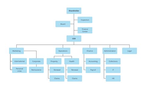 Corporation Organizational Structure Chart