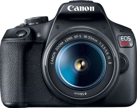 Canon EOS Rebel T7 DSLR Camera with 18-55mm Lens Black 2727C002 - Best Buy