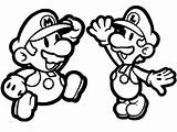 Paper Mario And Luigi coloring Page  Download Print Or Color Online sketch template