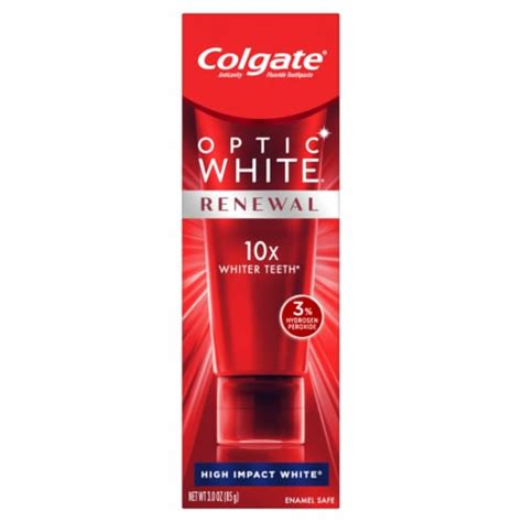 Colgate Optic White Renewal Teeth Whitening Toothpaste High Impact ...