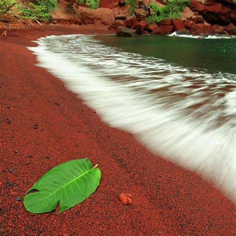 Red Sand Beach in Maui, Hawaii Photograph by Cosmin Danila - Pixels