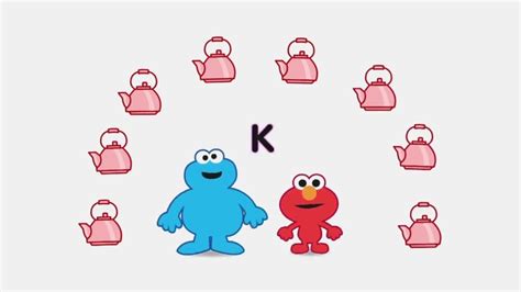 K is for Kettle #sesamestreet #cookiemonster - YouTube