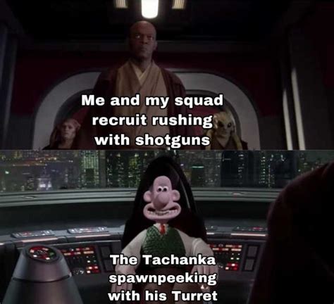 me and my squad recruit rushing with shotguns | Mace Windu vs. Wallace Palpatine | Know Your Meme