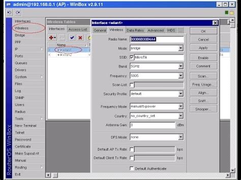 Basic configuration on a mikrotik router. - YouTube