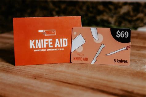 Knife Sharpening Gift Card | Knife Aid