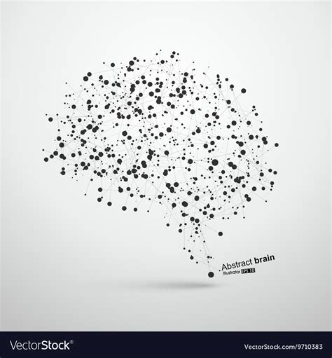 Abstract brain graphic Royalty Free Vector Image