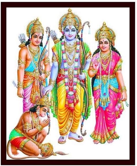 Lord Rama Sita and Lakshmana 1 Canvas Art - Religious posters in India - Buy art, film, design ...