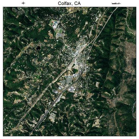 Aerial Photography Map of Colfax, CA California