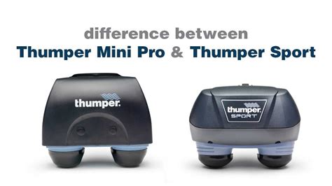 The Difference Between the Thumper Mini Pro & the Thumper Sport ...