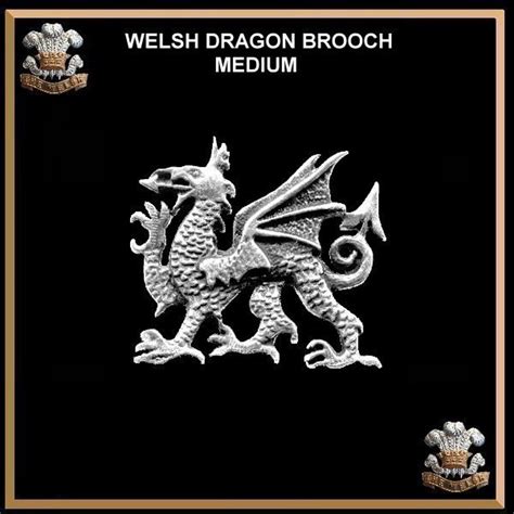 Welsh Dragon Brooch Symbol of Wales Pin - Etsy