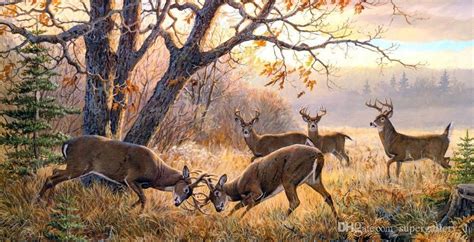 Deer Drinking Water Painting at PaintingValley.com | Explore collection ...