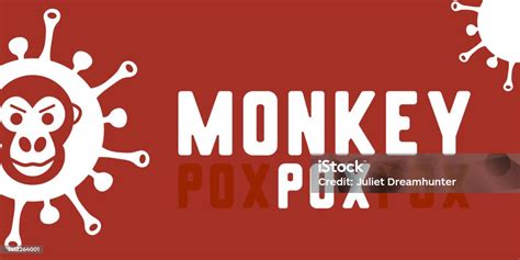 Monkeypox Virus Banner Health Monkey Pox Emergency Viral Dangerous Smallpox Infection Medical ...