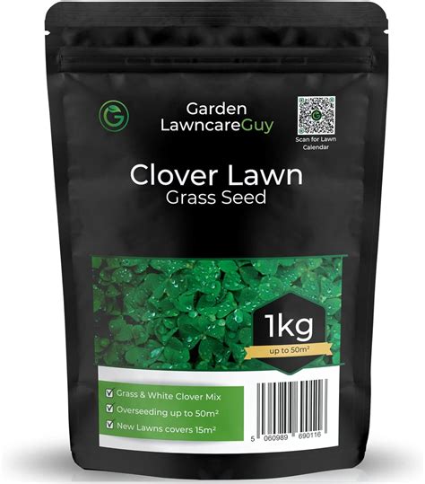 Clover Grass Seed for Lawns - 95% Grass with 5% White Clover Lawn Seed ...