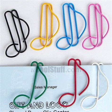 Music Note Paper | Paper clips diy, Paperclip crafts, Diy book