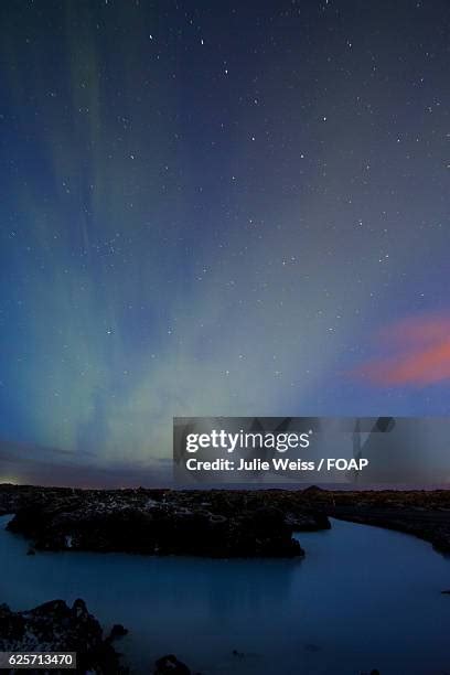 Blue Lagoon Northern Lights Photos and Premium High Res Pictures ...