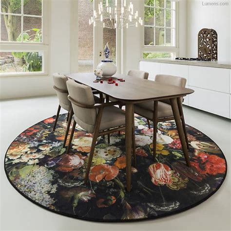 Round Dining Table Rugs - 7 Dos And Don’ts When Styling Your Round Rug | Bodaswasuas