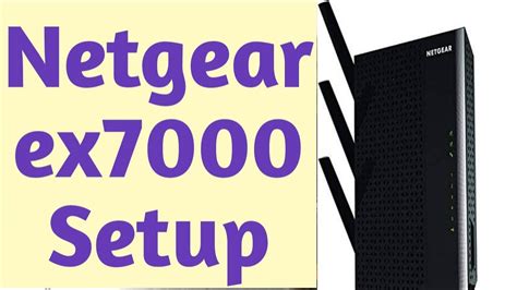 NETGEAR EX7000 EXTENDER SETUP | EX7000 BROWSER & WPS SETUP | DEVICESSETUP - YouTube