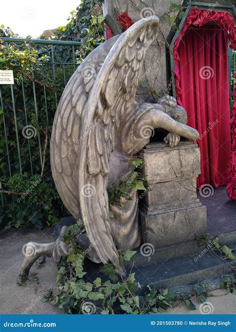 Weeping Angel Statue in Universal Studios Osaka Japan Editorial Image ...