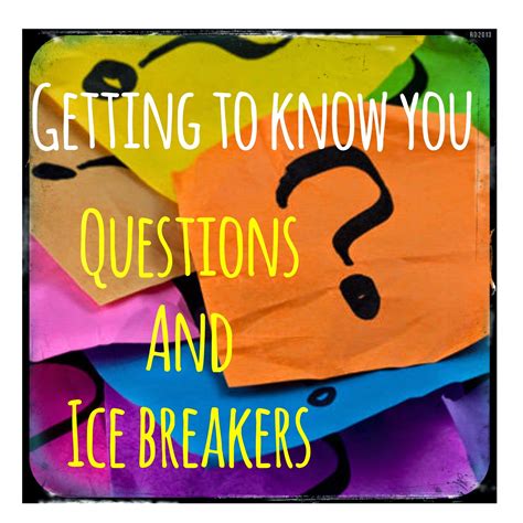 Getting To Know You Questions and Icebreakers - The Middle School Counselor