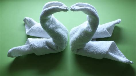 Fold a Towel Swan | Towel animals, Towel swan, How to fold towels