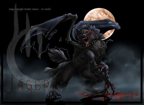 Demon Wolf with Wings | moj brat Jager ktory je teraz vladcom podsvetia ...