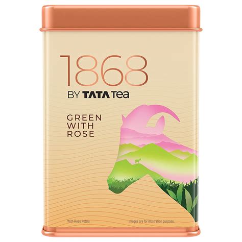 1868 by Tata Tea Green with Rose, 50g : Amazon.in: Grocery & Gourmet Foods