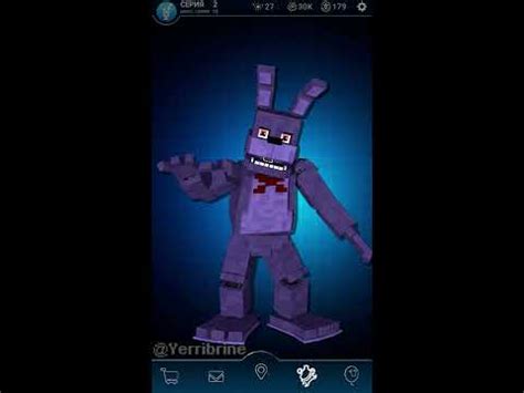 FNAF AR - Minecraft Bonnie JUMPSCARE & Workshop animations - YouTube