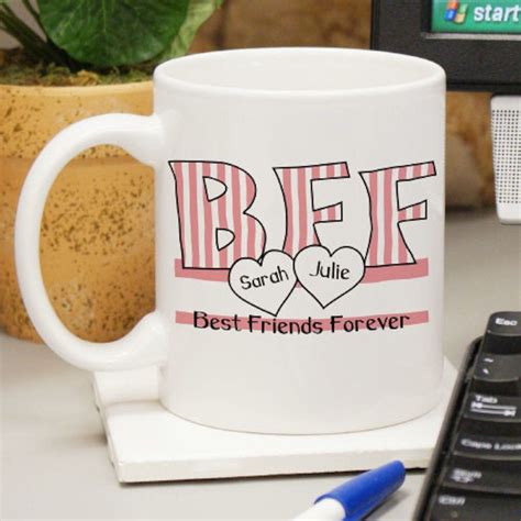 Personalized BFF Ceramic coffee Mug - Gifts Happen Here - 1 | Mugs ...