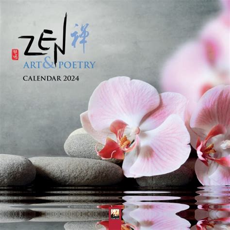 Zen Art & Poetry Wall Calendar 2024 (Art Calendar) - Flame Tree Publishing