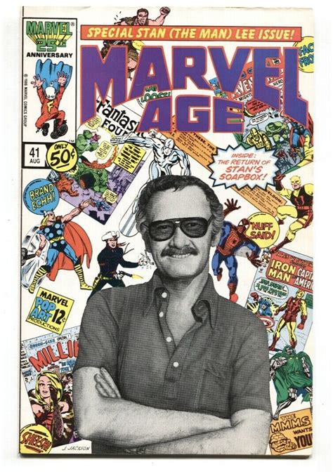 Marvel Age #41 1986-Stan Lee photo cover-comic book VF+ - Comics & Graphic Novels