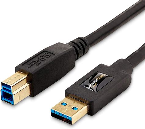 Amazon Basics Câble USB 3.0 USB-A mâle à USB-B mâle, 1.8 m, Noir : Amazon.fr: Informatique