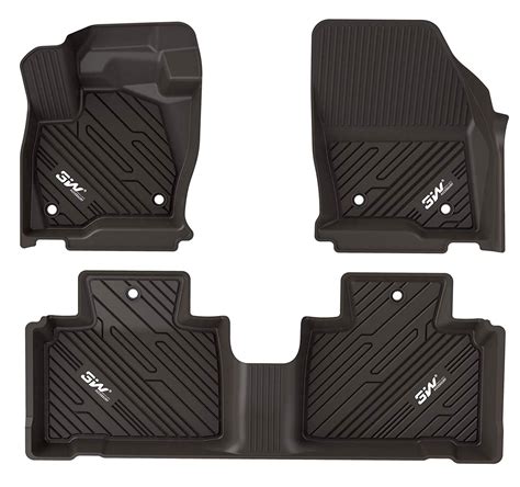 3W Floor Mats for Ford Edge (2015-2020) - Heavy Duty Protection All ...