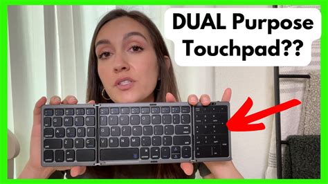 Trueque Foldable Keyboard - with Dual Purpose Touchpad! - YouTube