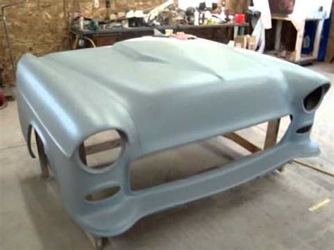 55 Chevy Fiberglass Frontend Mold Part 8 - YouTube