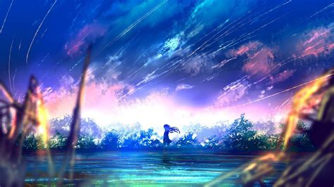 Colorful Anime Scenery Wallpapers - Top Free Colorful Anime Scenery Backgrounds - WallpaperAccess