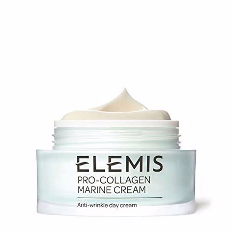 ELEMIS Pro-Collagen Marine Cream Lightweight Anti-Wrinkle Daily Face Moisturizer Firms, Smoothes ...