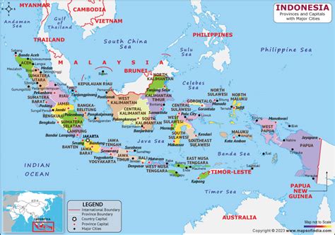 Indonesia Map | HD Political Map of Indonesia