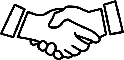 Handshake Clipart Transparent - Apreton De Manos Vector - Png Download ...