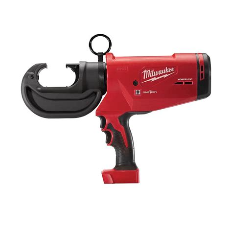 Milwaukee M18 18-Volt Lithium-Ion FORCE LOGIC 12 Ton Cordless Utility Crimper (Tool-Only) 2778 ...