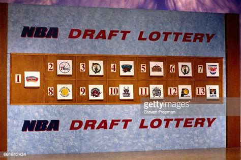 A general view of the Draft Lottery board during the 1997 NBA Draft... News Photo - Getty Images