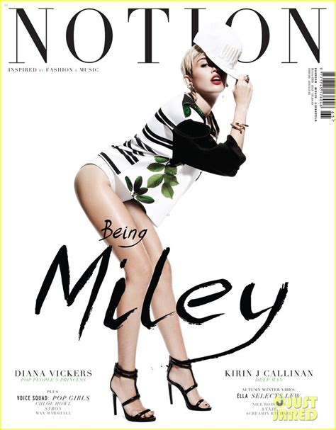 Miley Cyrus Covers 'Notion' Magazine's Dual Covers: Photo 2940419 | Magazine, Miley Cyrus ...