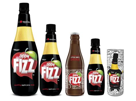 Brand New: New Packaging and Brand Campaign for Appy Fizz by Sagmeister ...