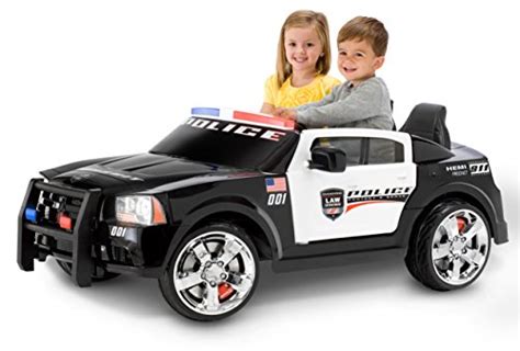 Kid Trax Dodge Charger Pursuit 12V Police Car KT1111WM Ride On - Kids Cars