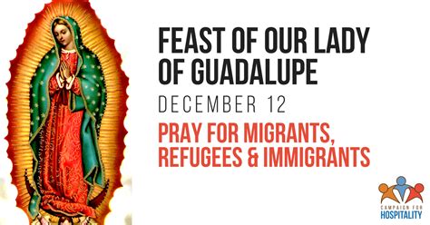 Celebrating the Feast of Our Lady of Guadalupe | Campaign for Hospitality