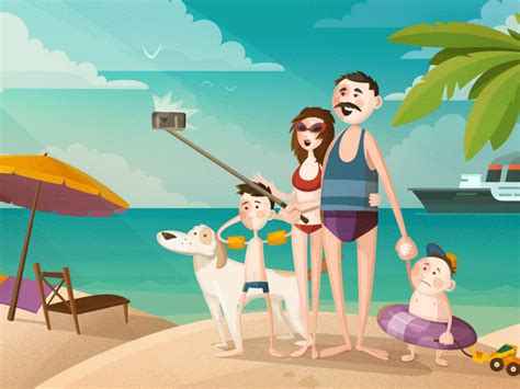 Weekly Inspiration for Designers #28 | Family illustration, Animated ...