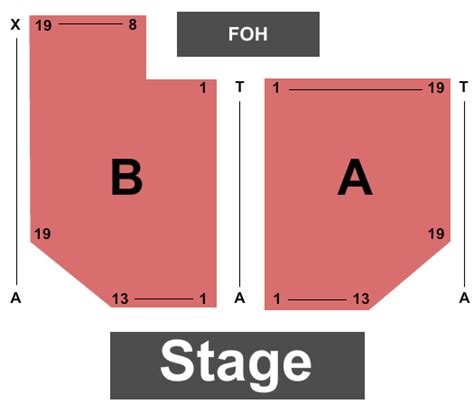 Cains Ballroom Seating Chart And Maps - Tulsa