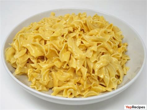 Easy Cheesy Egg Noodles Recipe | YepRecipes